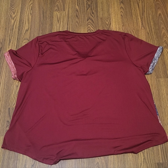 Emery Rose Short Sleeve 3-Button Shirt 4XL Soft Stretchy Comfy B47 - Picture 4 of 4